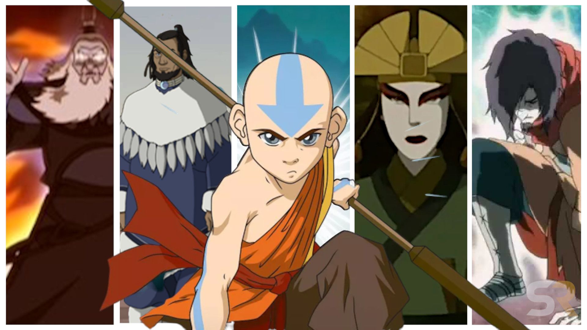 Aang in the Avatar State Avatar The Last Airbender Legacy Portrait   Collectors Outpost