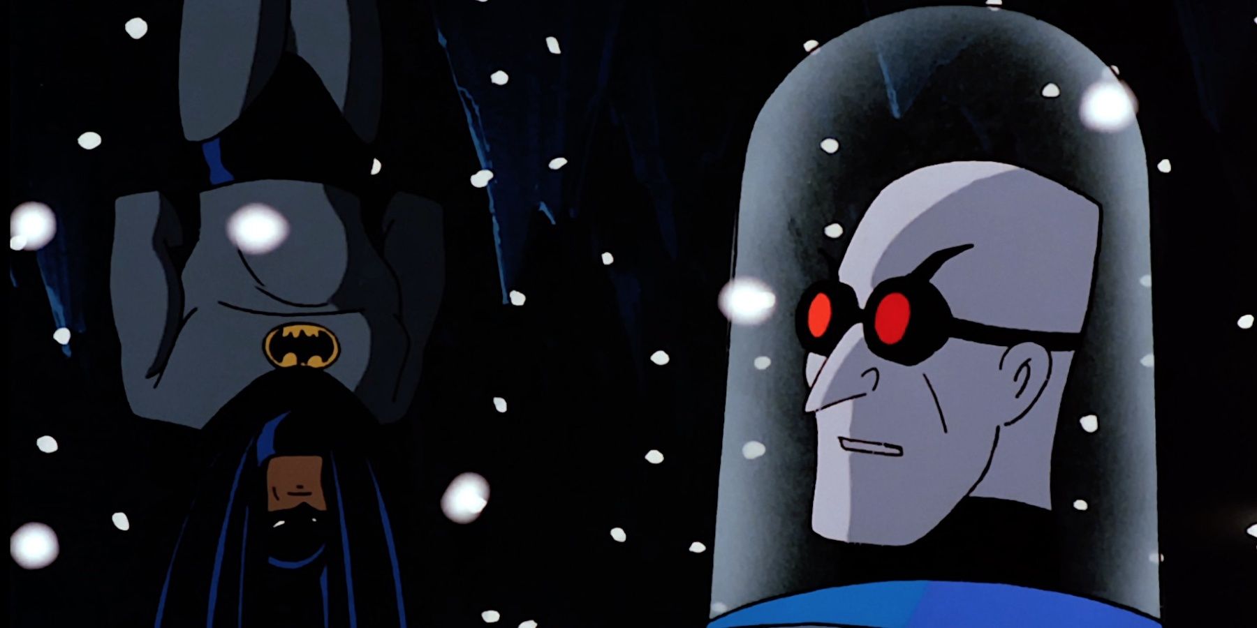 Batman and Mr Freeze in Heart of Ice