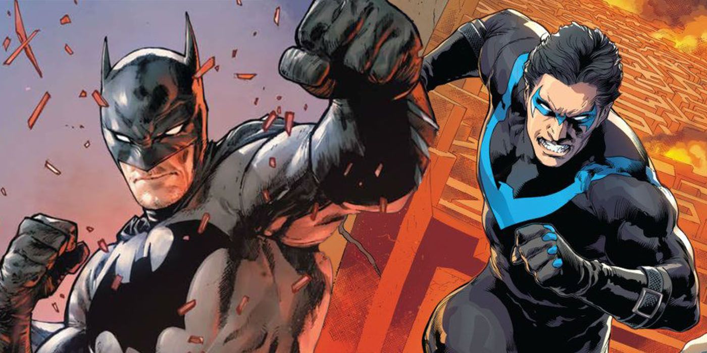 Batman and Nightwing Fight Together