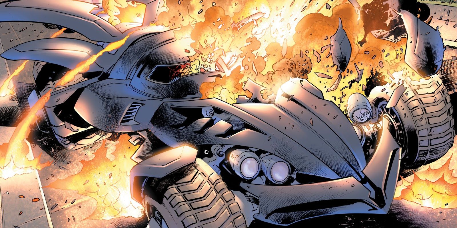 Batmobile Explosion