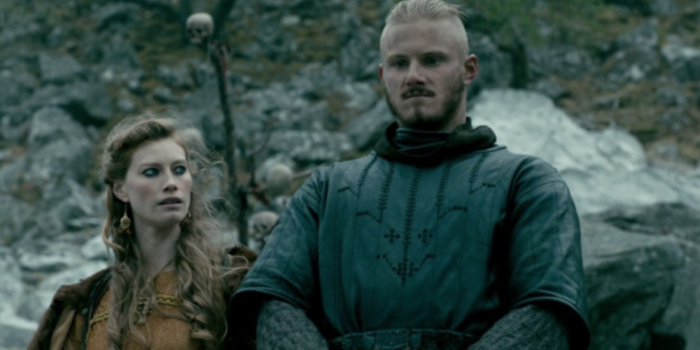 Bjorn refuses to talk to Ragnar's second wife Aslaug in Vikings