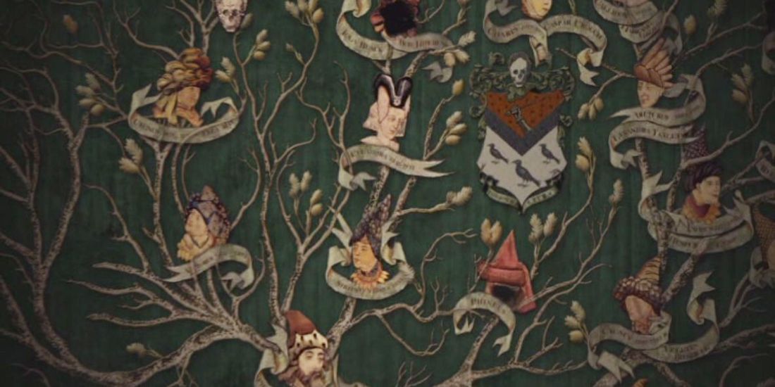 A still of the Black Family Tree from the movie Harry Potter and the Order of the Phoenix.