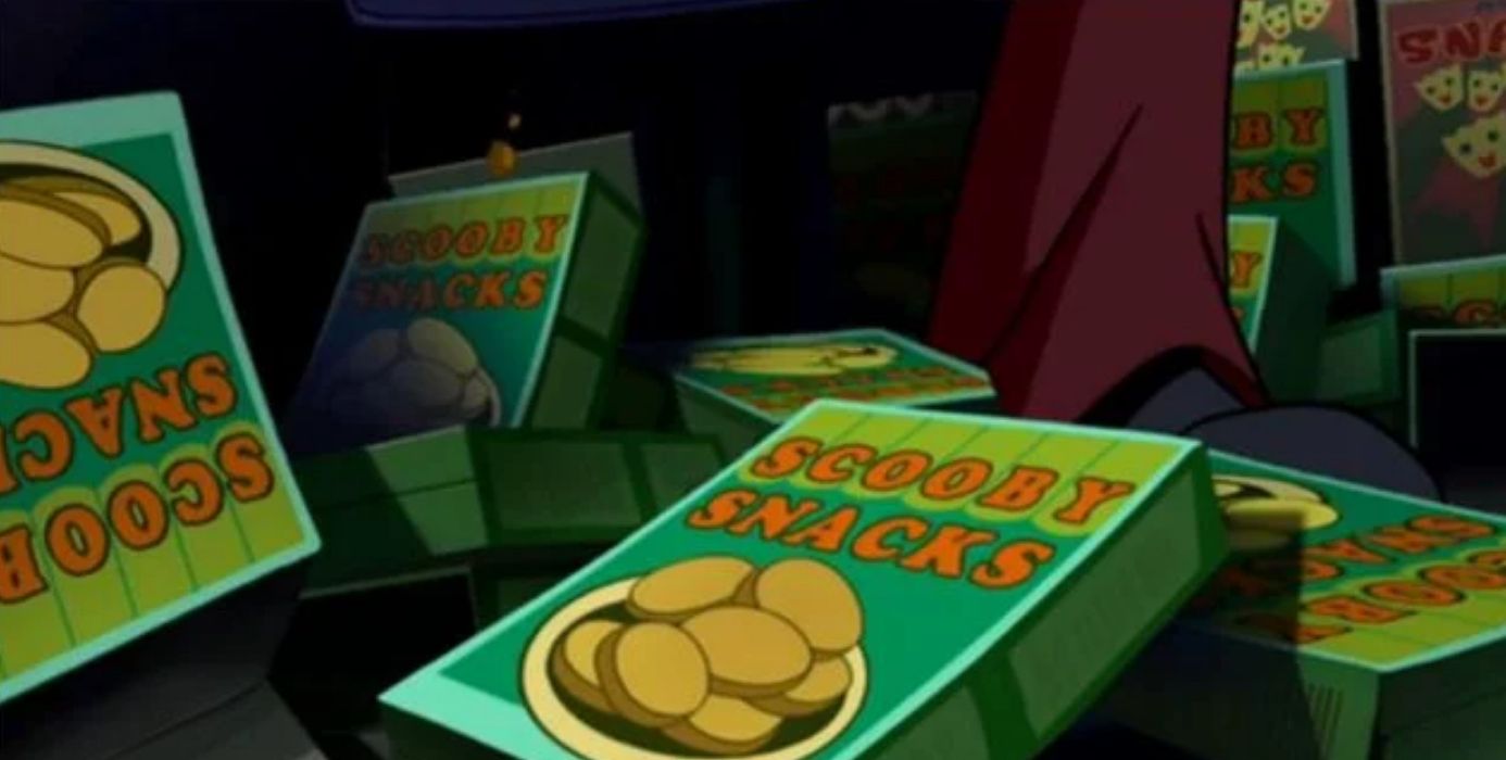 Boxes of Scooby Snacks in the animated Scooby-Doo franchise