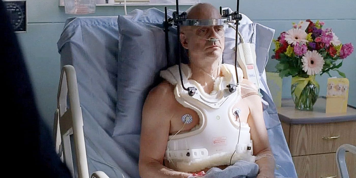Ted Beneke in the hospital in Breaking Bad