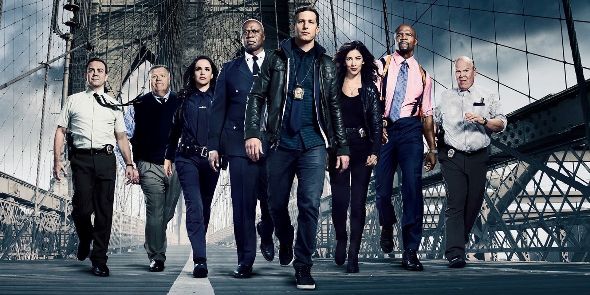 The cast of Brooklyn Nine-Nine in a promo photo