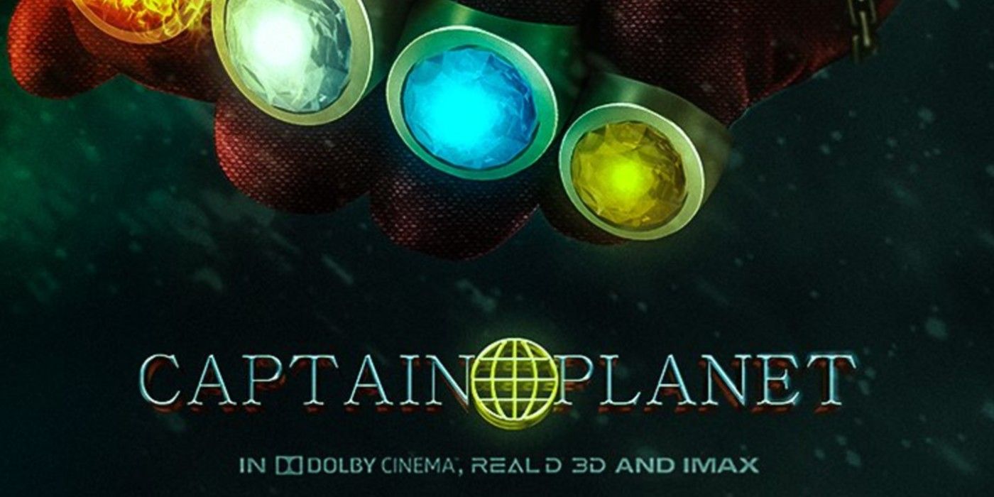 Captain Planet Gets A Modern Superhero Movie Poster In Fan Art