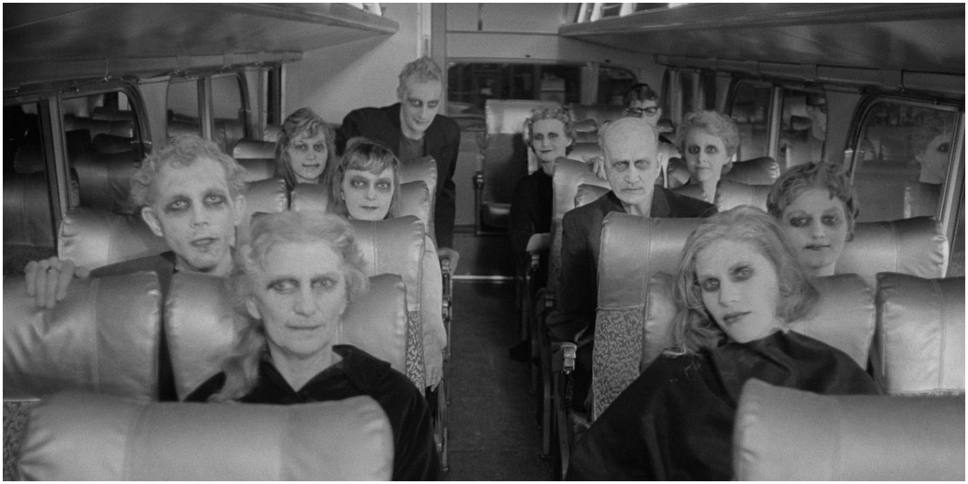 The ghouls on a bus in Carnival of Souls.