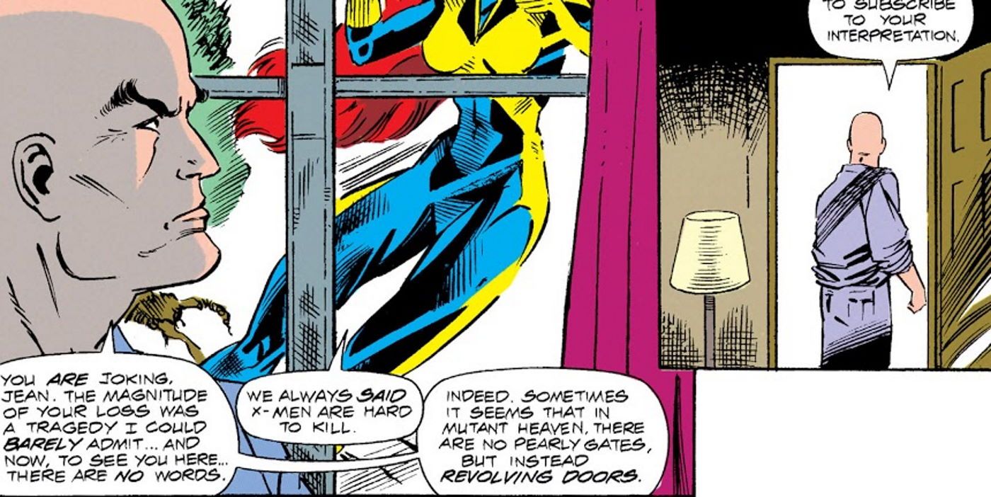 Charles Xavier Comic Book Death