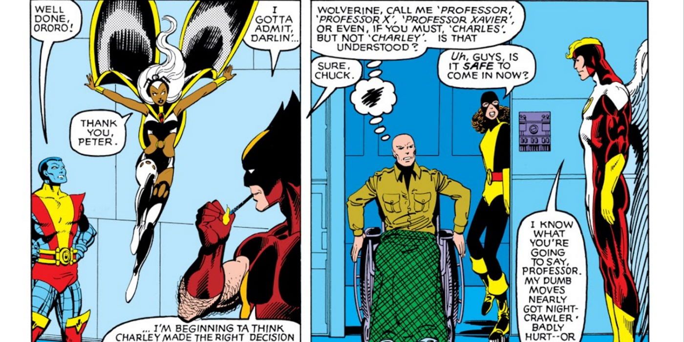 Charles Xavier is Charlie Brown
