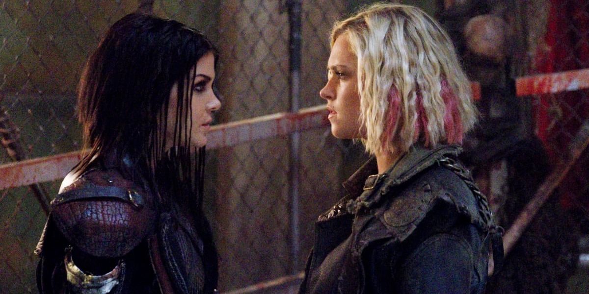 Clarke and Octavia in The 100.
