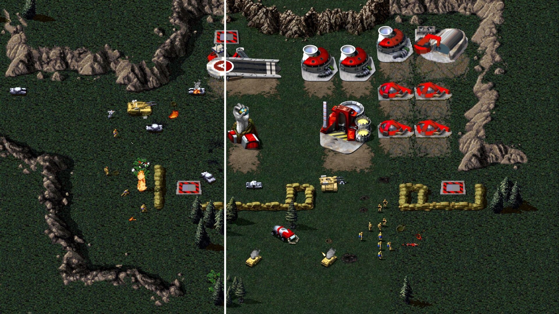 Command and Conquer Remastered Switching Graphics