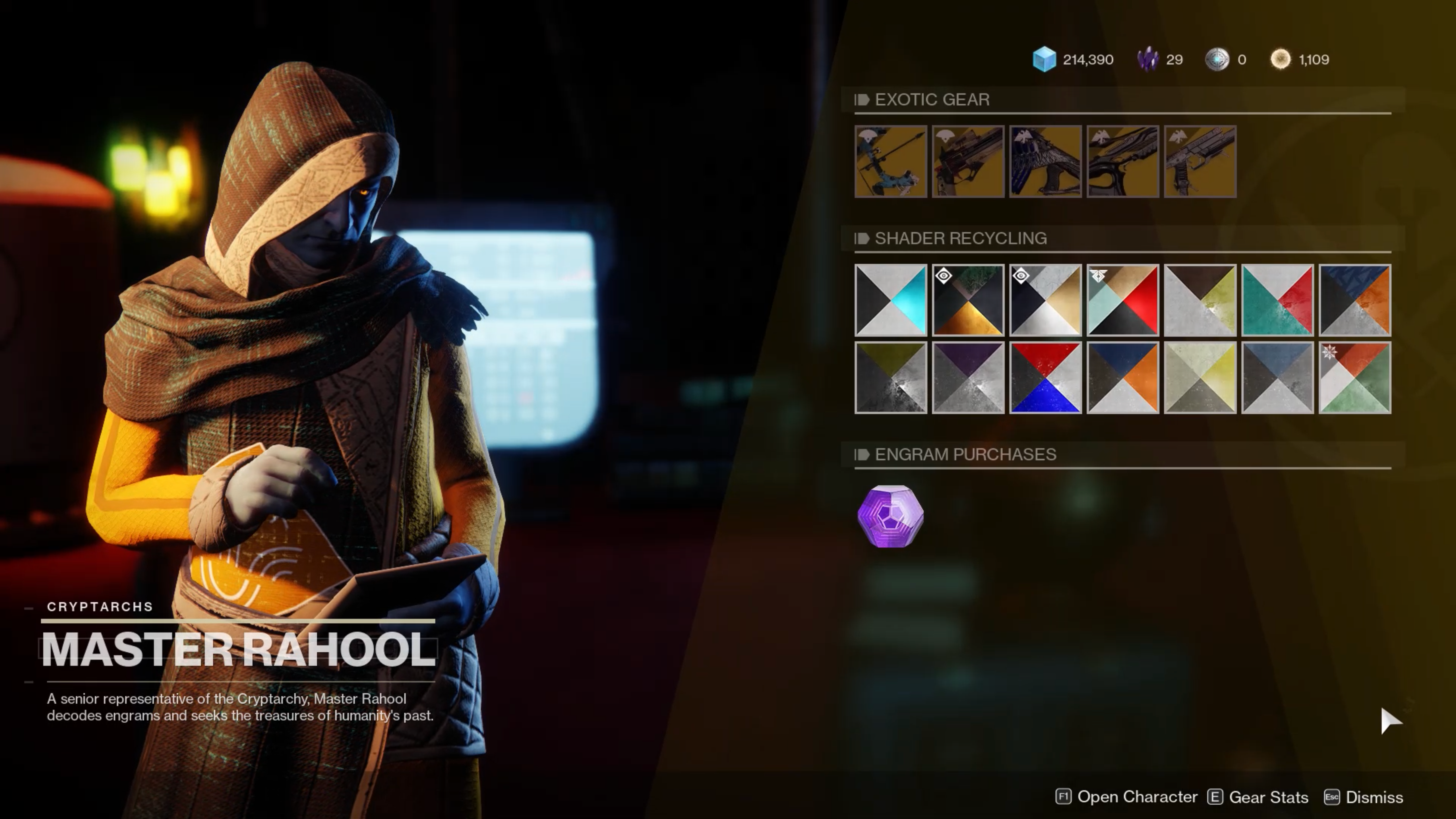 Cryptarch Rahool_Destiny 2