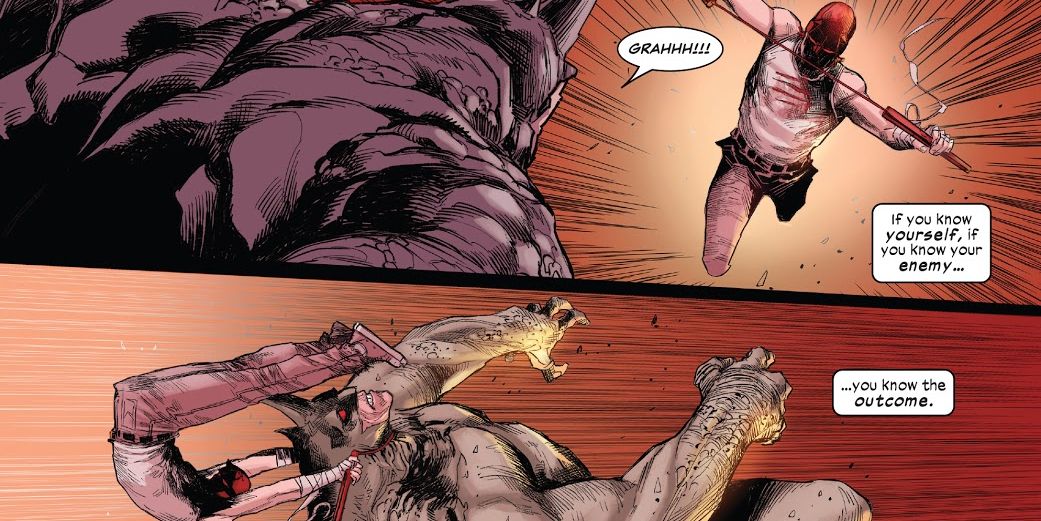 Daredevil fights Rhino