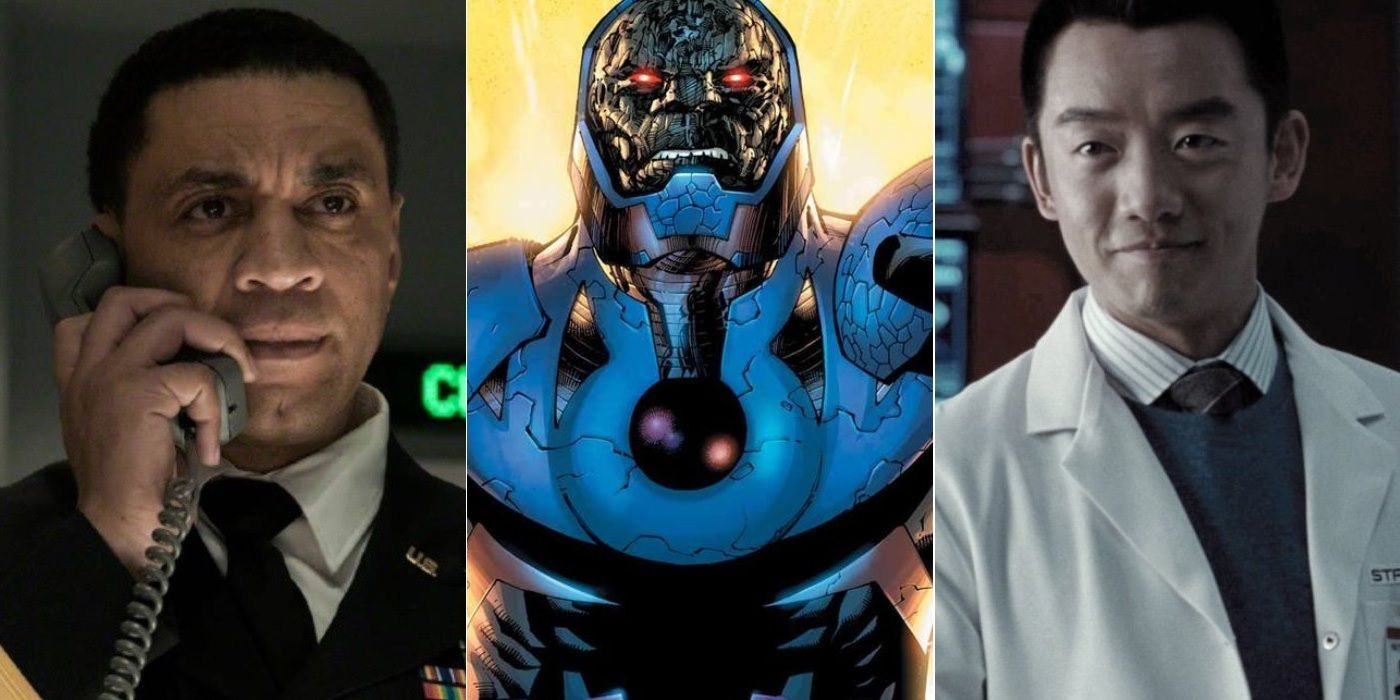 Darkseid, Martian Manhunter and Ryan Choi in Justice League