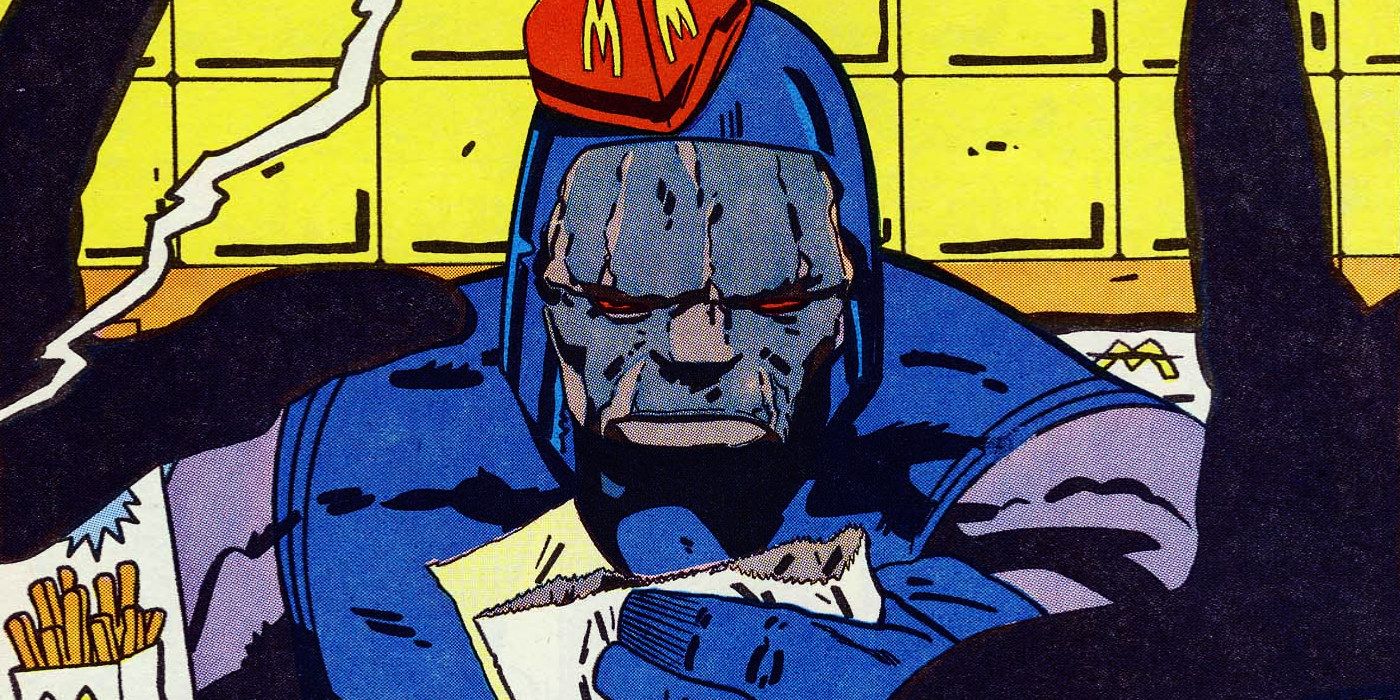 Darkseid at McDonalds Comic Joke