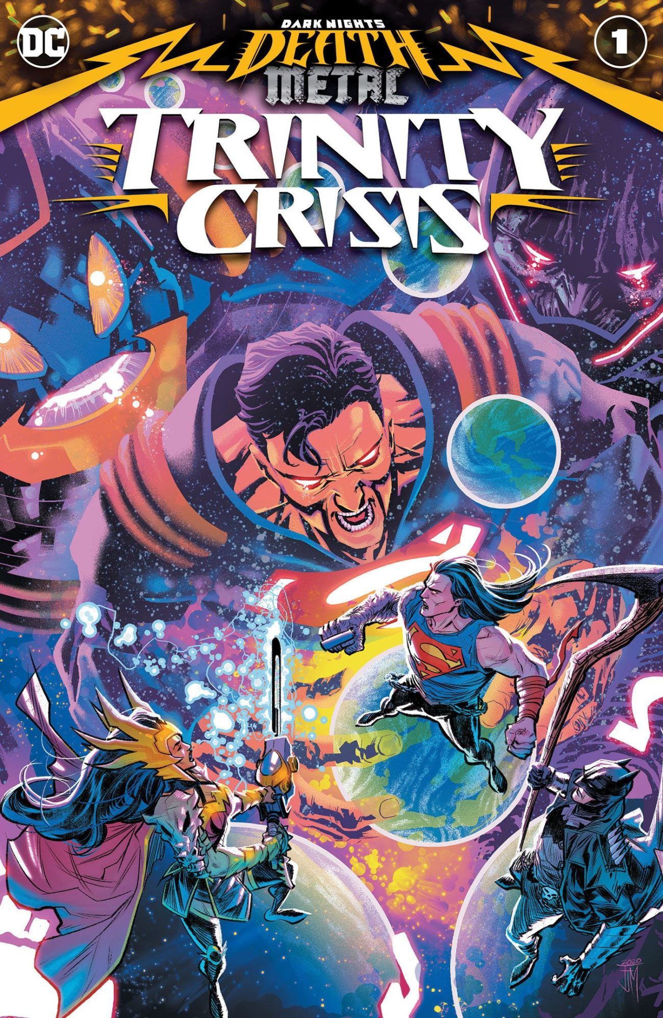 Death Metal Trinity Crisis Comic Cover Art