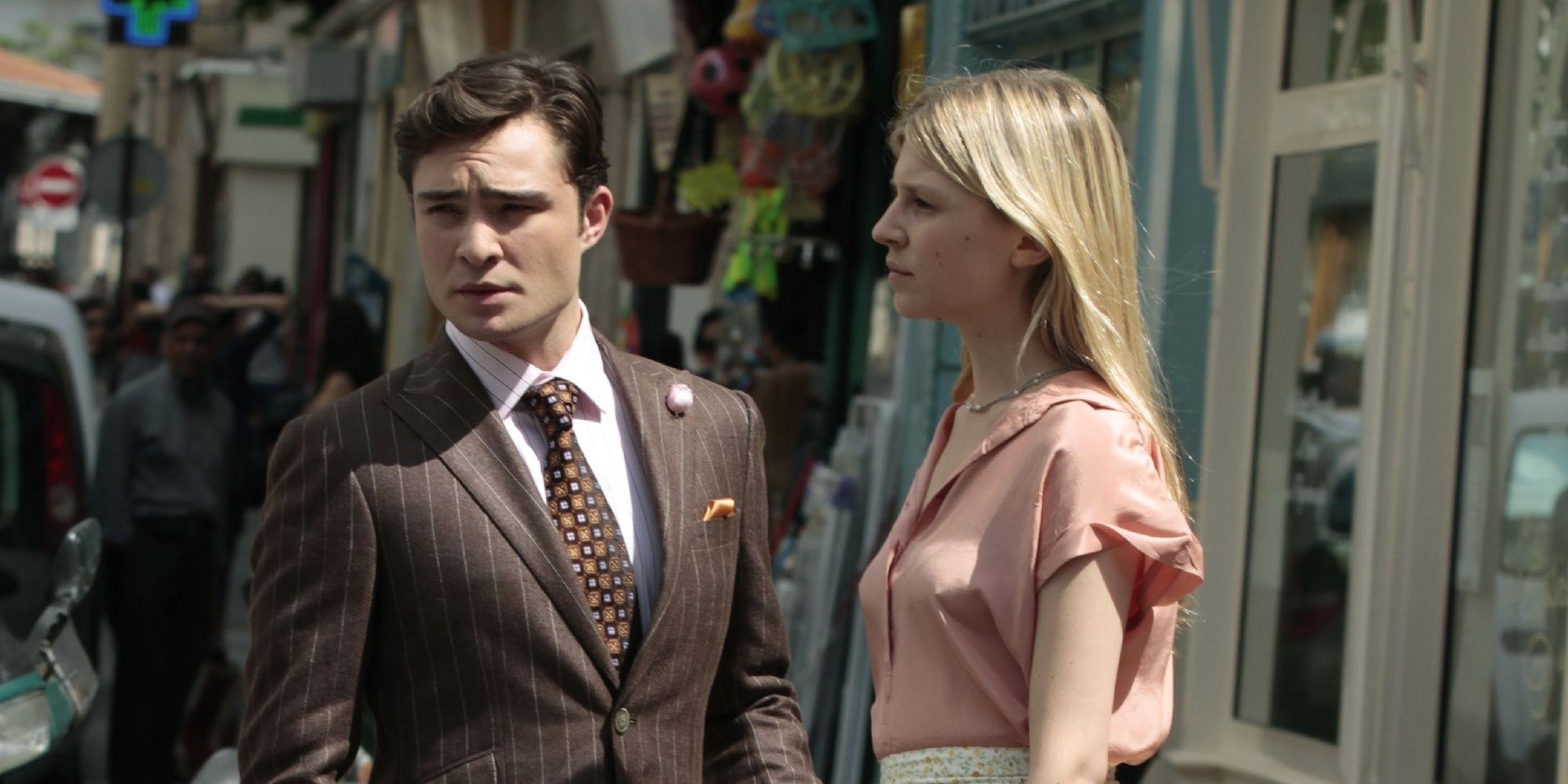 Chuck and Eva prepare to leave Paris for New York in Gossip Girl