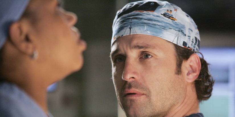 Derek while scrubbing with Bailey