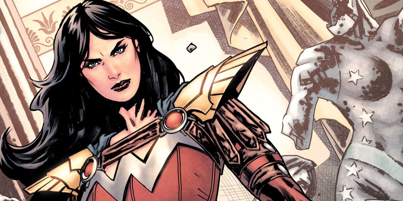 Donna Troy in her Wonder Girl costume
