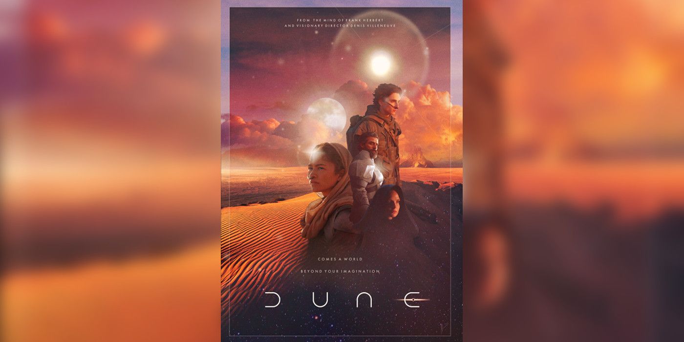 Dune Movie Gets Stunning Fan-Made Poster Highlighting Main Cast