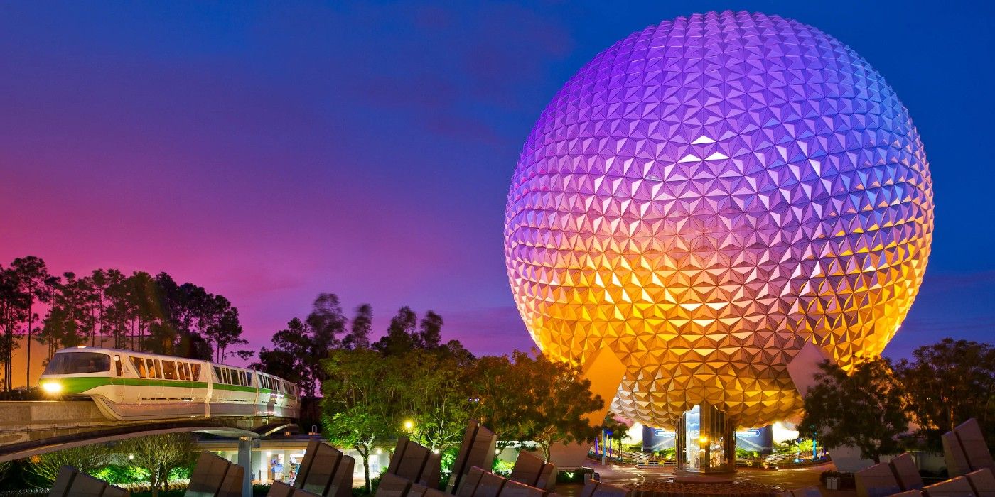 The iconic Spaceship Earth in EPCOT