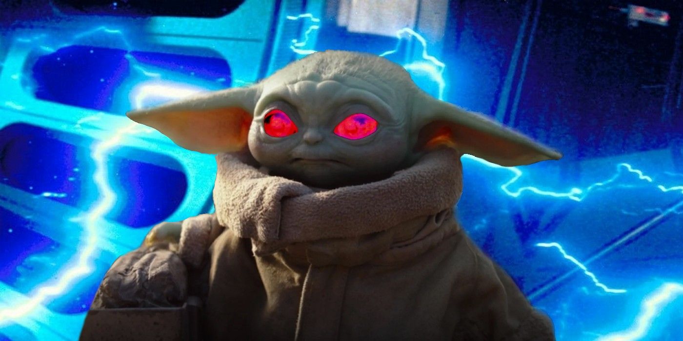 Evil Baby Yoda in Mandalorian