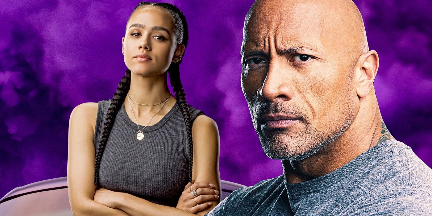 Fast and Furious movies Nathalie Emmanuel Dwayne Johnson