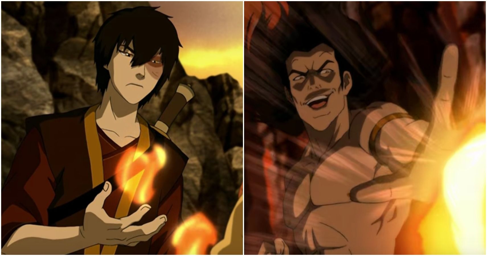Zuko and Ozai side by side from The Last Airbender