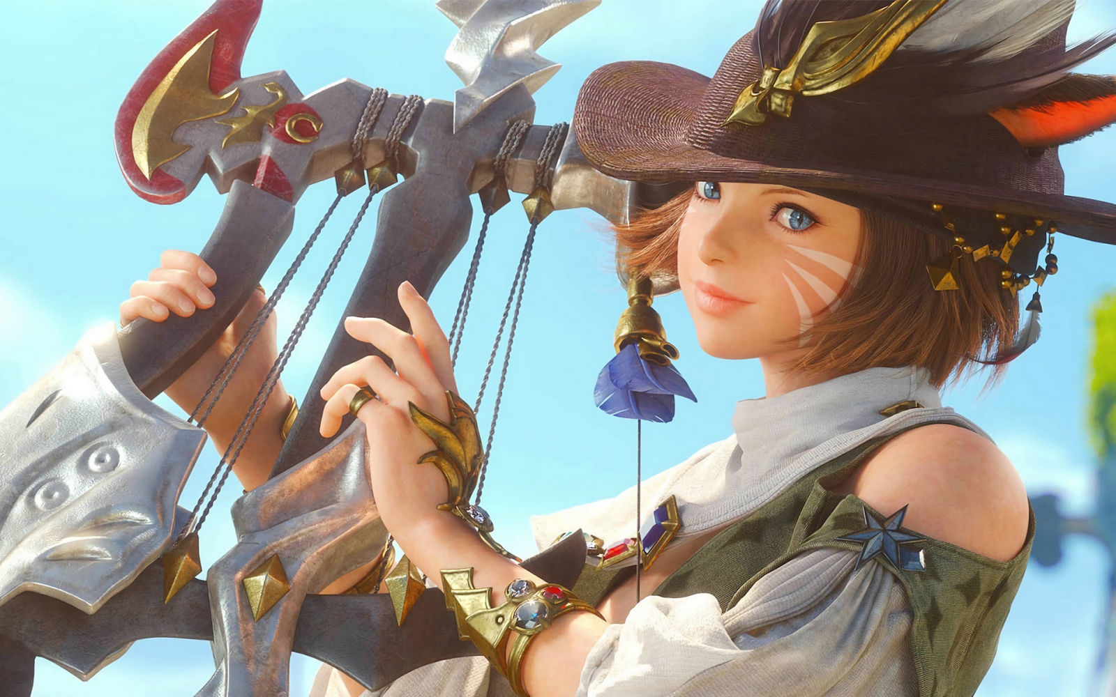 Final Fantasy XIV Bard Official Splash Art