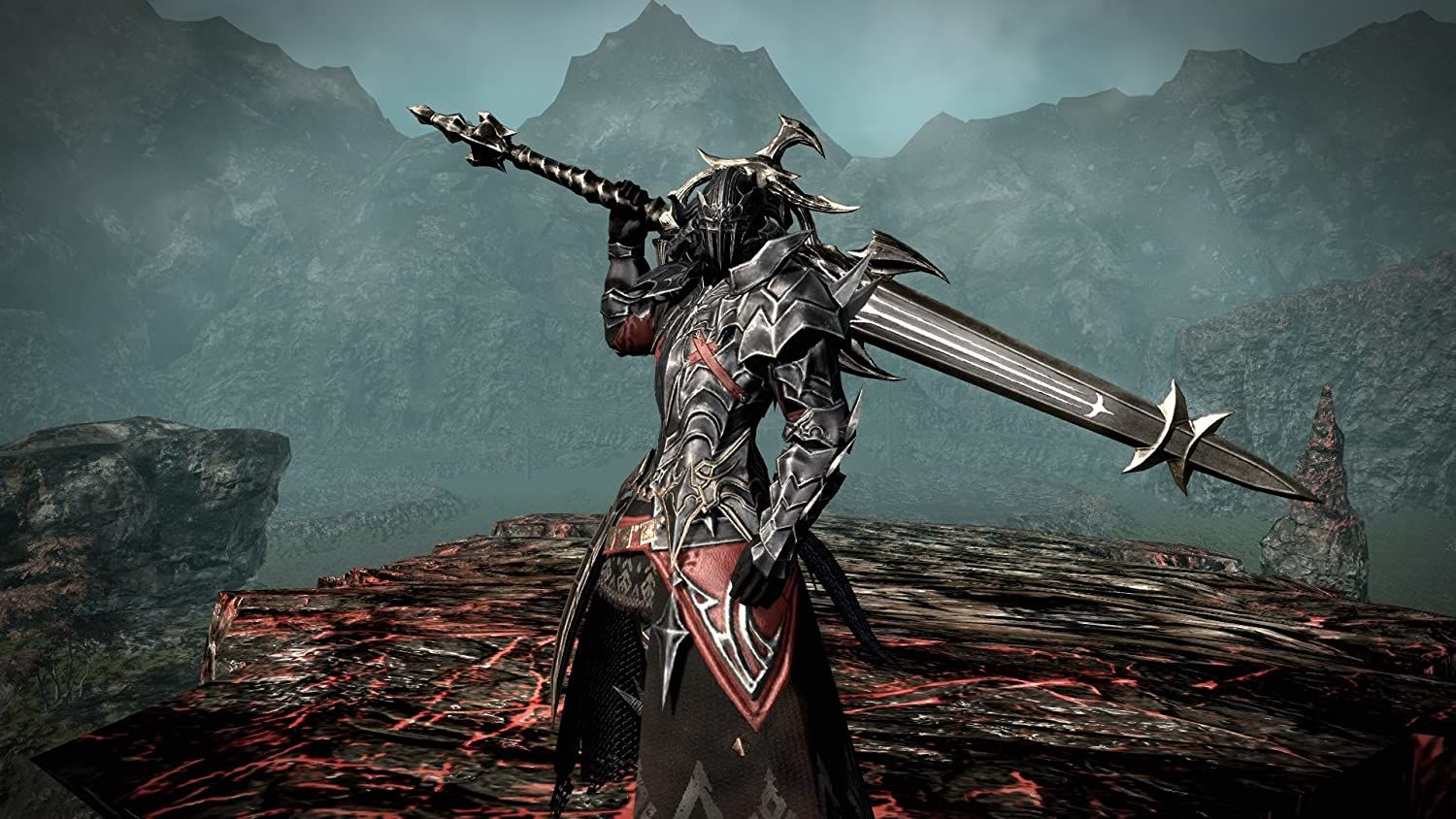 Final Fantasy XIV Dark Knight Stands Ready