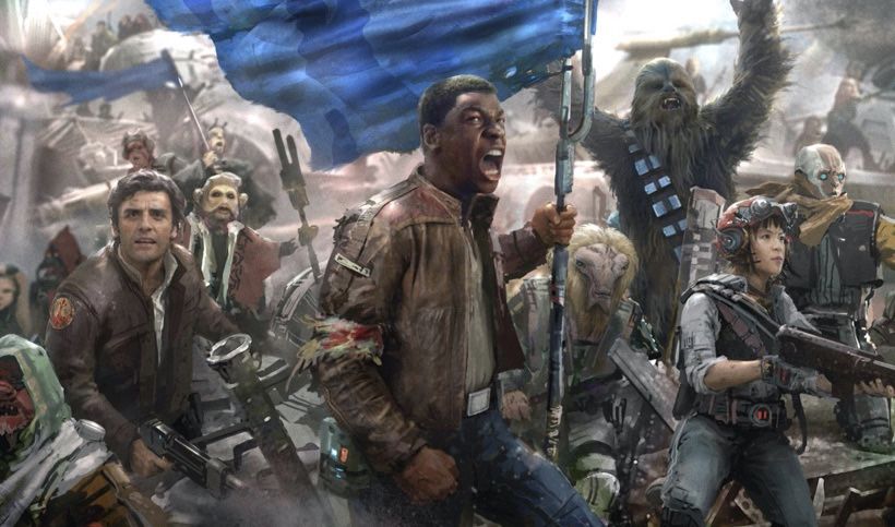 Finn Star Wars Duel of Fates Resistance concept art