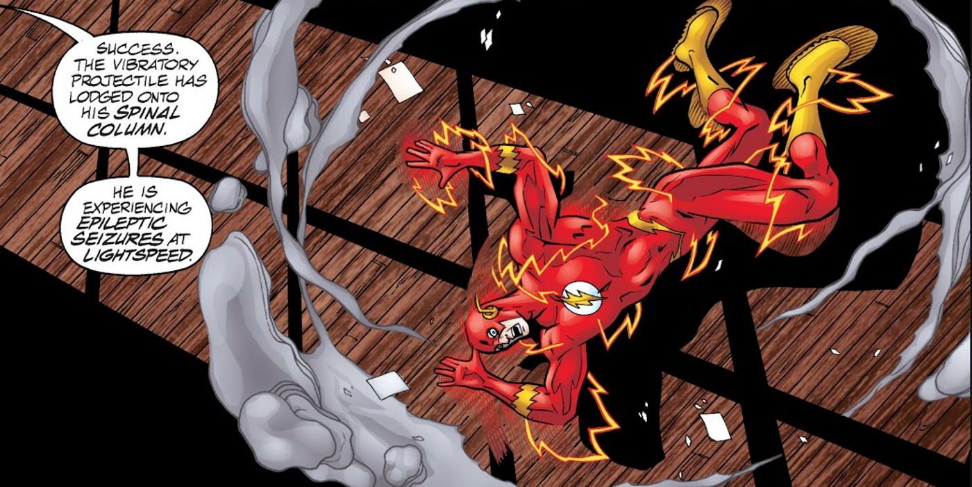 Flash Beaten By Batman