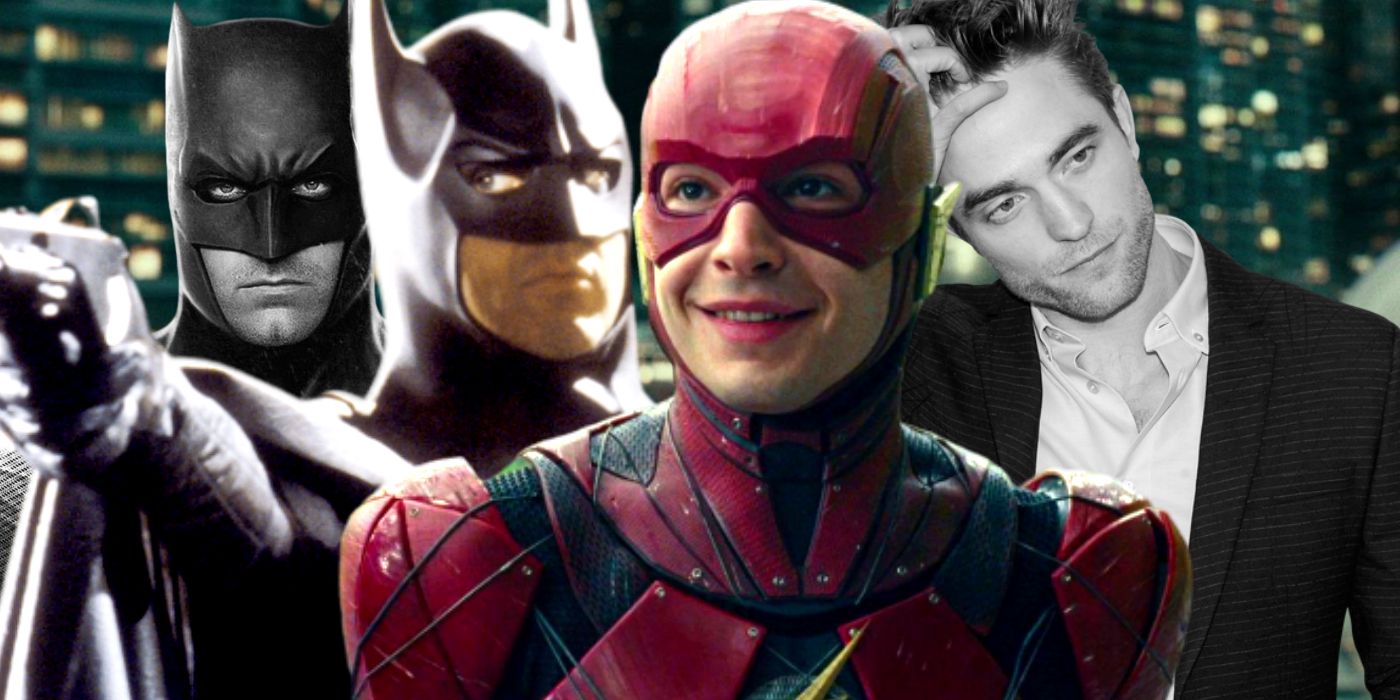 Flash Ezra Miller Batman Michael Keaton Ben Affleck Robert Pattinson