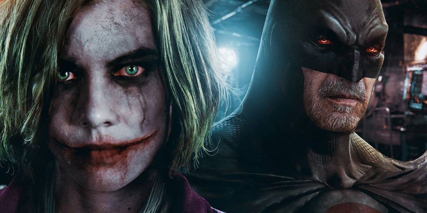 Flashpoint: Lauren Cohan Is The Joker To Morgan's Batman in Fan Art