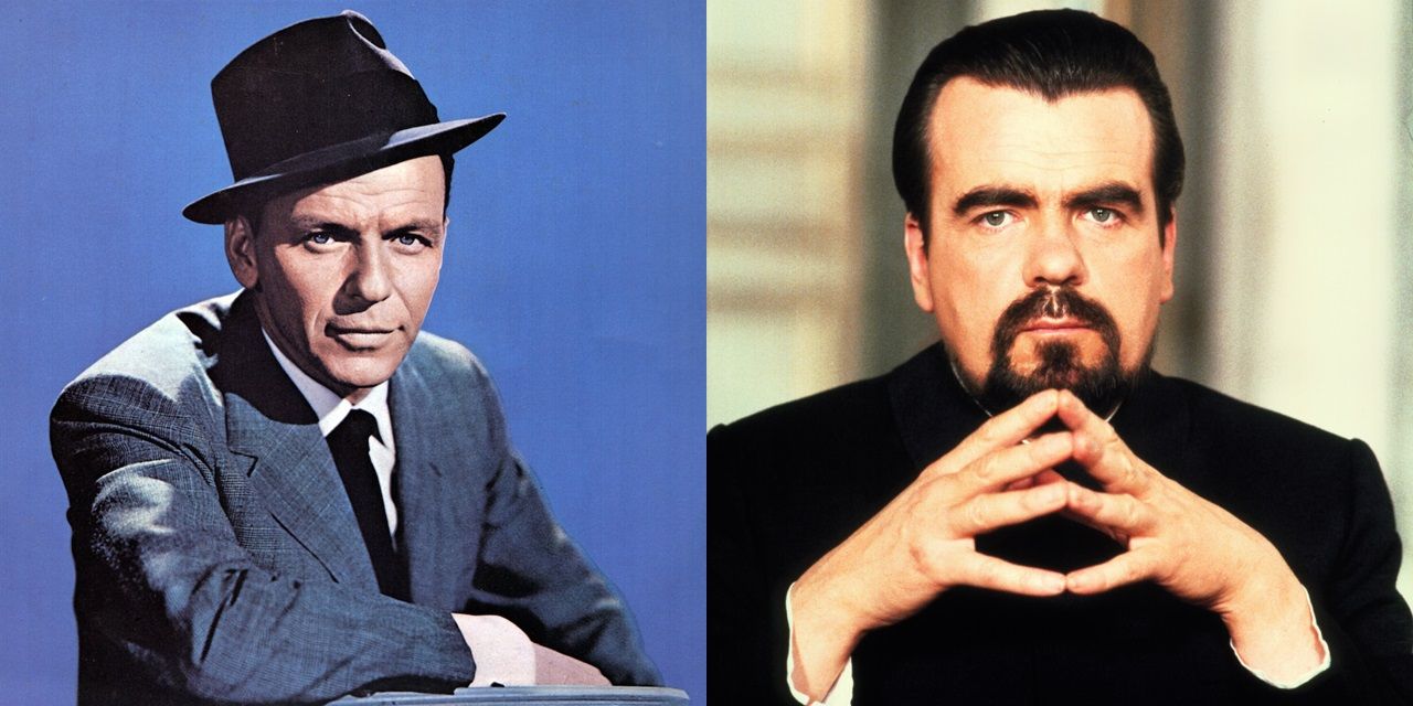 Split image of Frank Sinatra and Michael Lonsdale