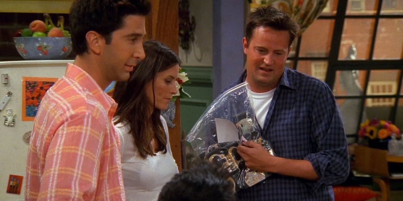 Friends, Chandler, Ross, and Monica