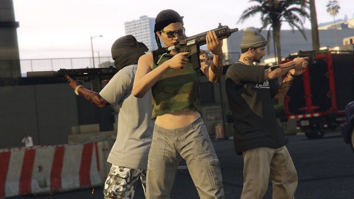female player in grand theft auto