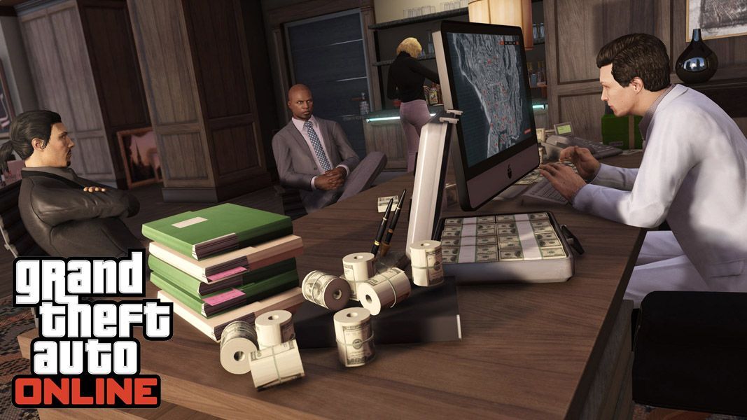 stacks of money in GTA Online
