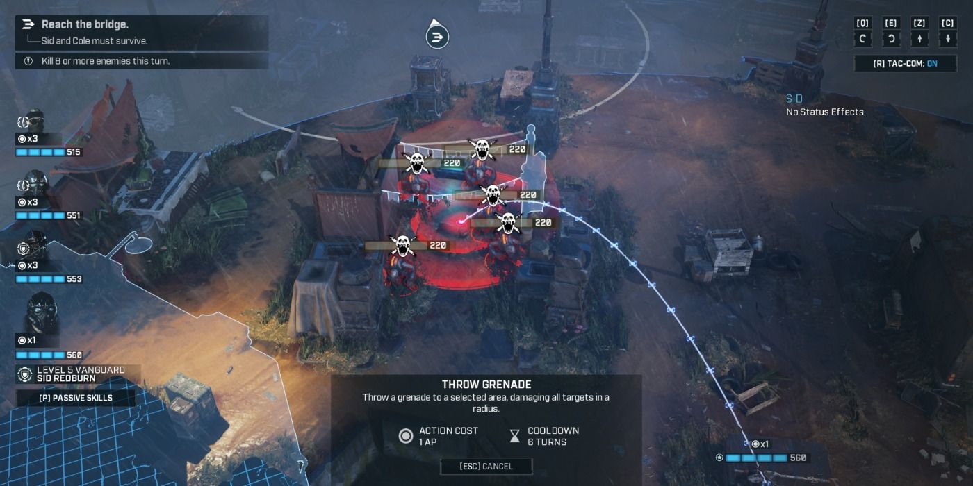Gears Tactics Grenade Kills