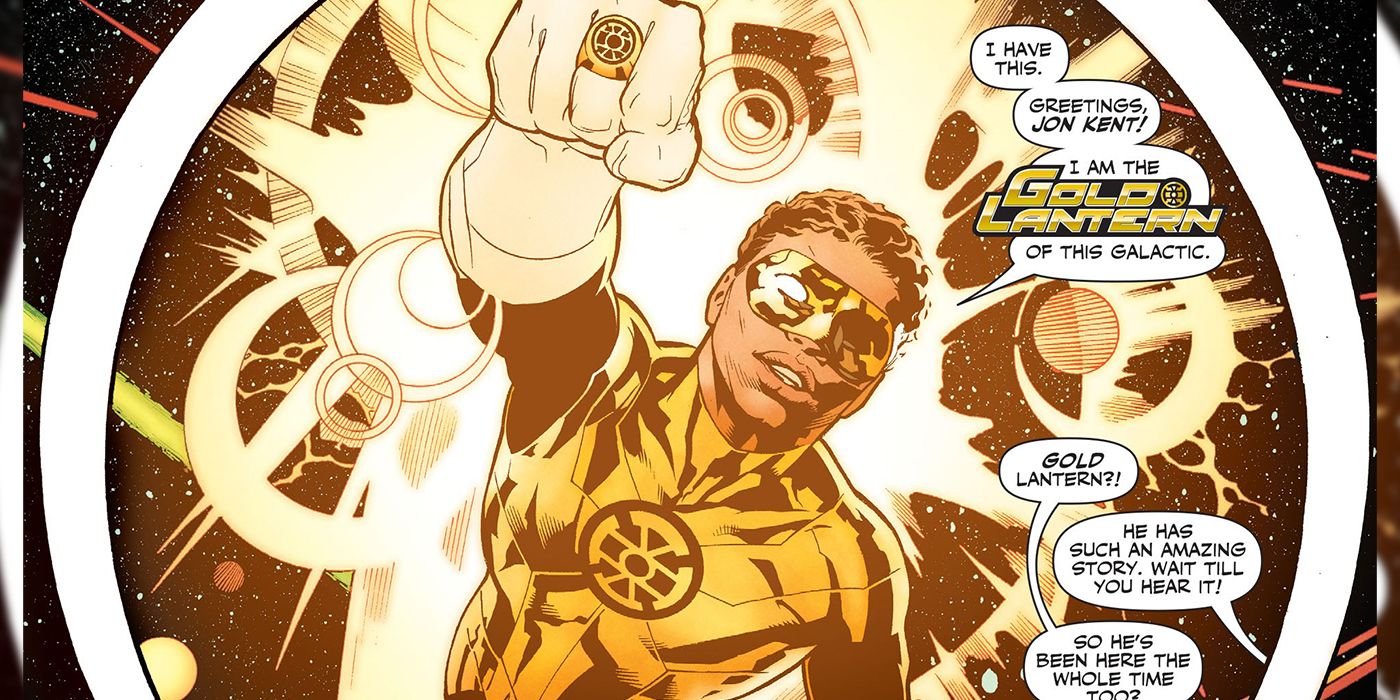 DC’s New GOLD Lantern Arrives In Future Universe