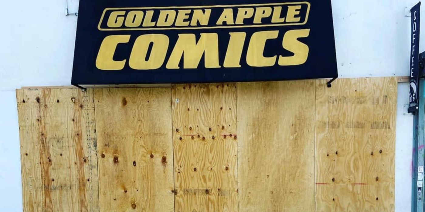 Golden Apple Comics destruction