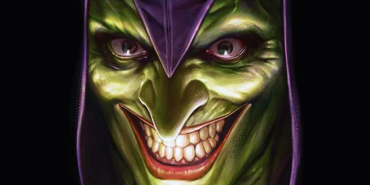 Featured Image: close up of Green Goblin, icon Spider-Man villain