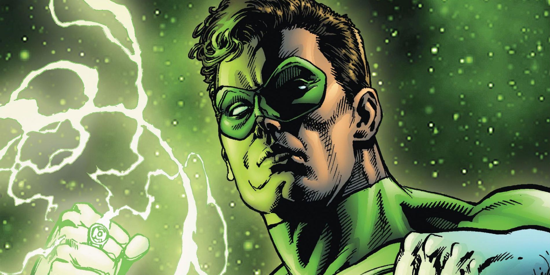 Hal Jordan as the Green Lantern