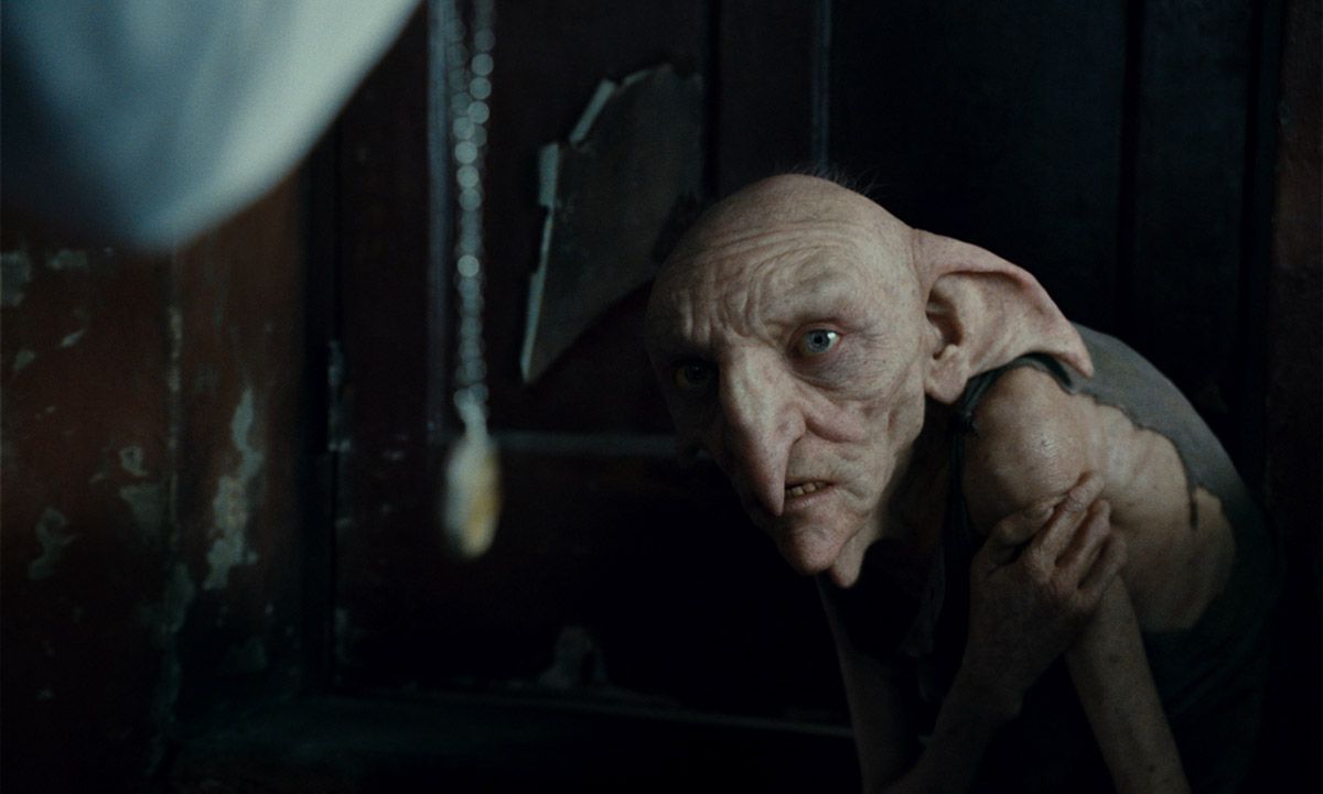 Kreacher the house-elf from Harry Potter and the Deathly Hallows.