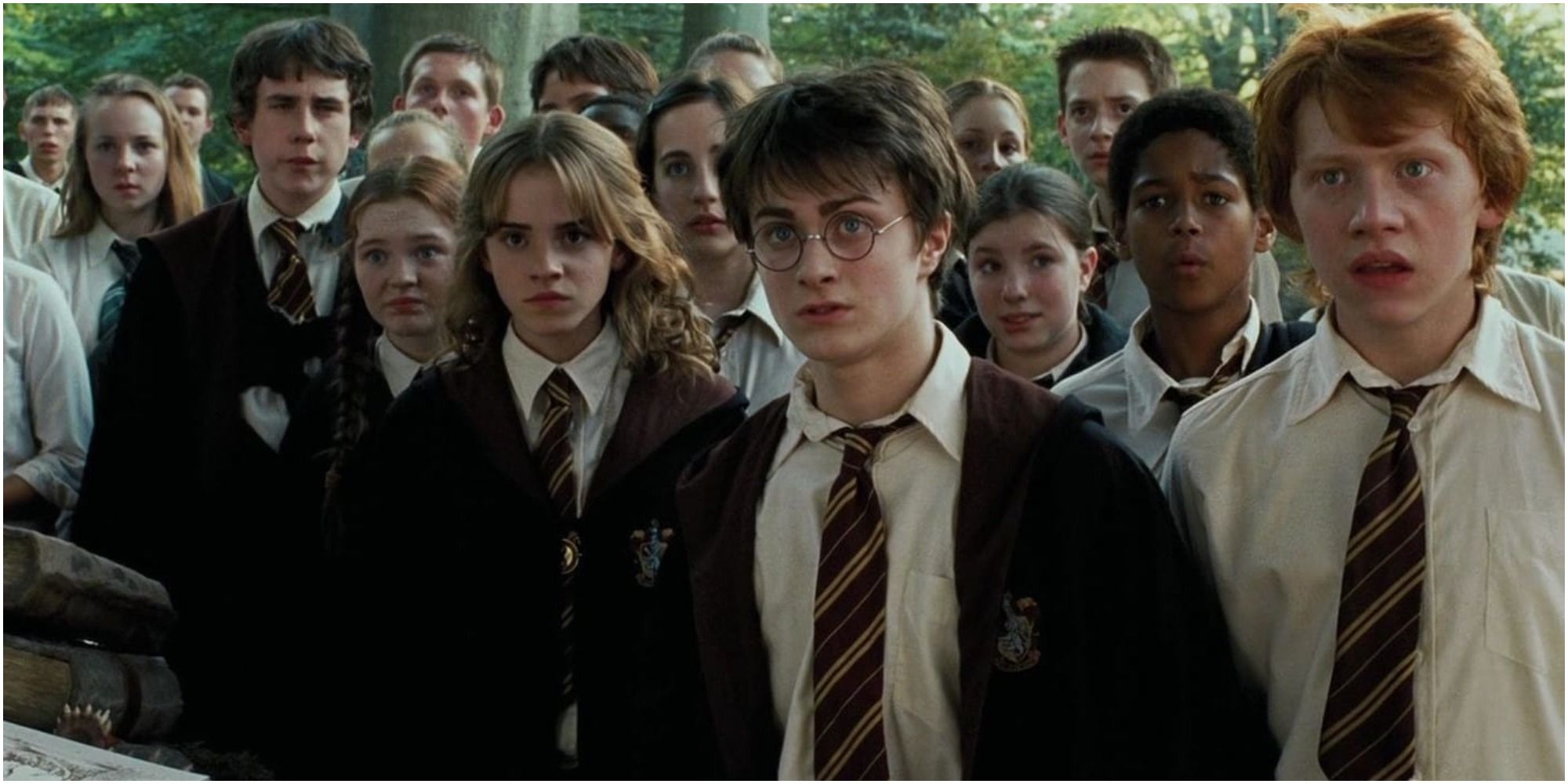 The Gryffindors all together in Prisoner of Azkaban.