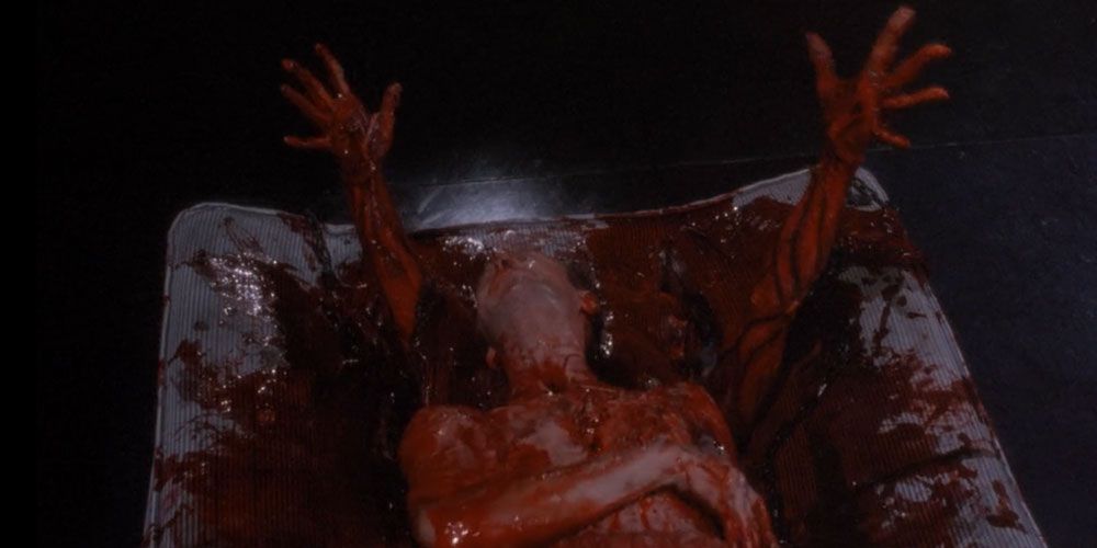 The blood-soaked mattress from Hellraiser 2.