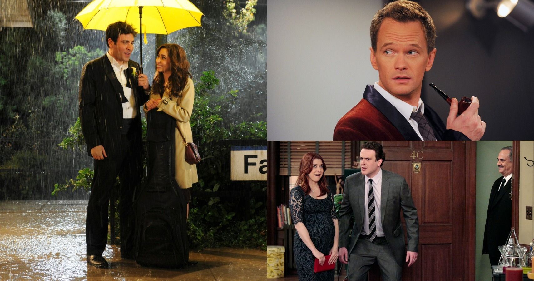 How I Met Your Mother Feature Collage Characters Ted Tracy Barney MArshall Lily Ranjit
