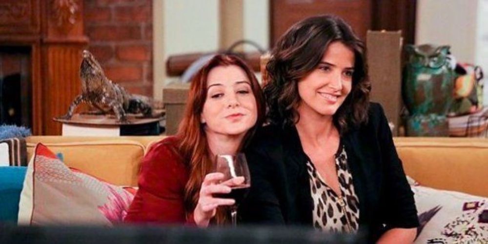 lily and robin on how i met your mother