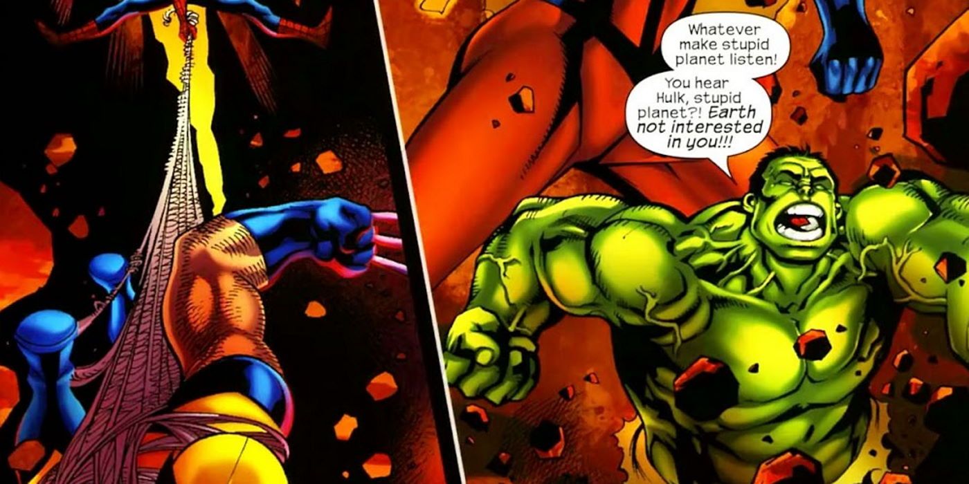 Hulk vs Ego Avengers Earth