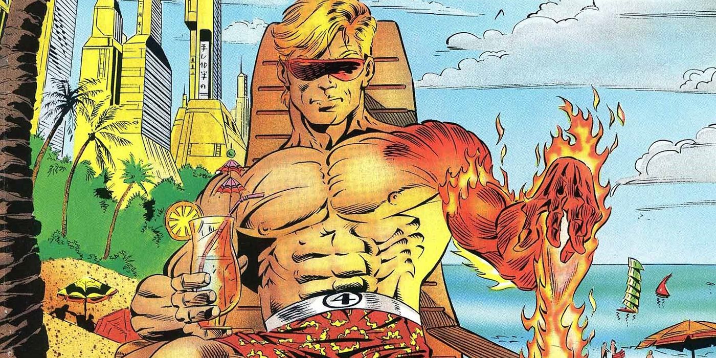 Human Torch Swimsuit Issue